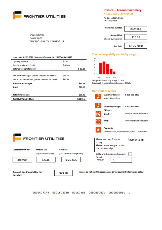  Minol USA business utility bill 